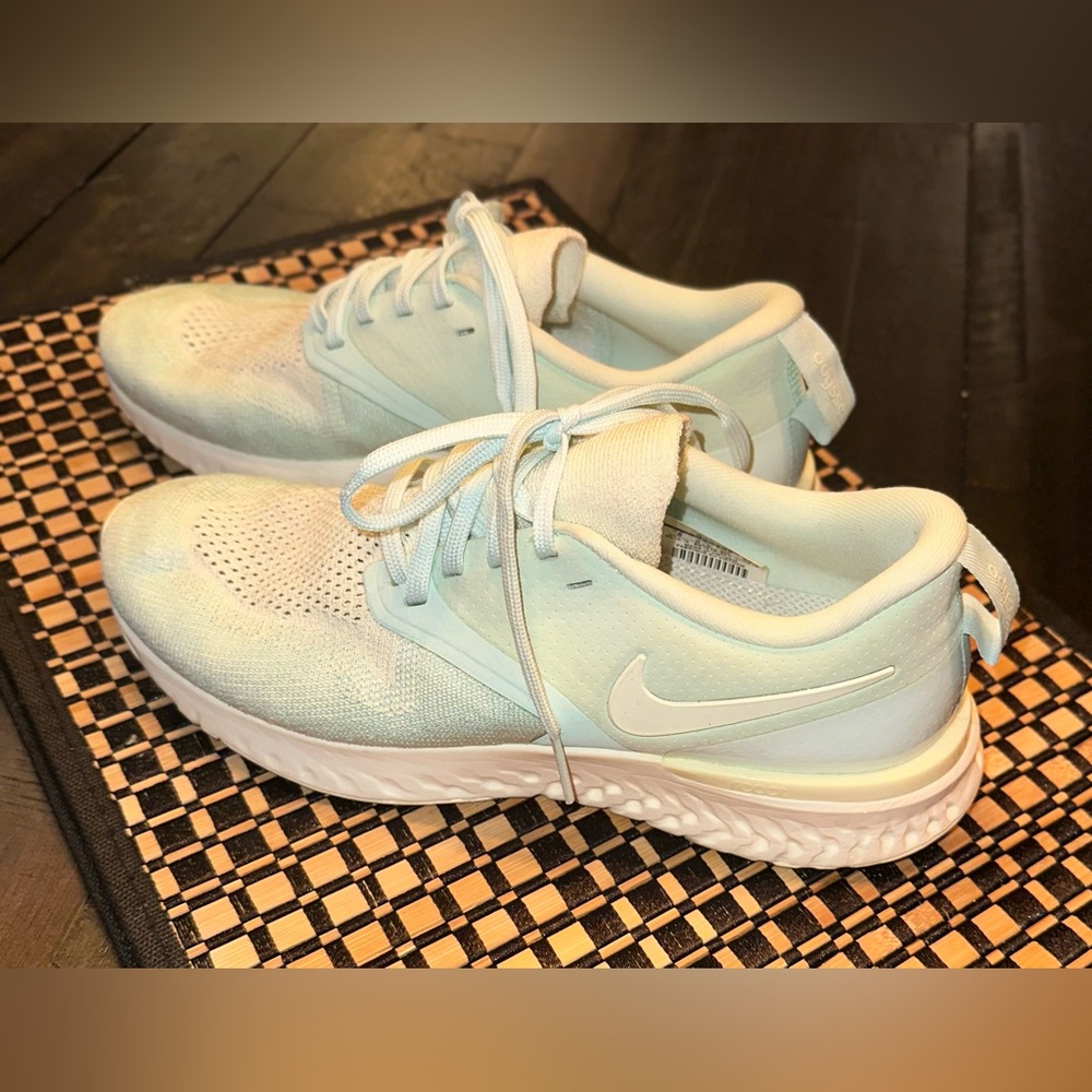 Nike mint and white Running Shoes